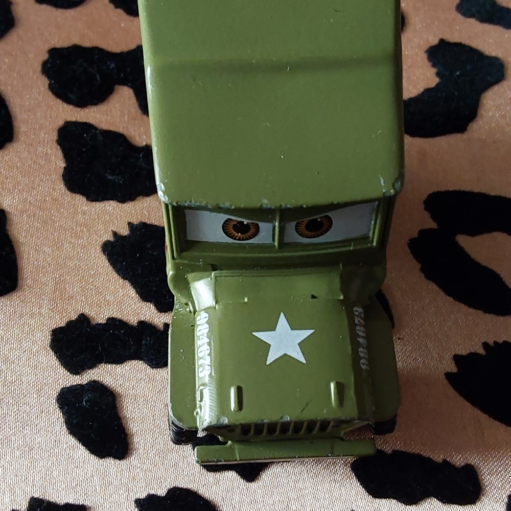 Disney Pixar Cars Sarge Army Jeep Diecast Mattel 2.5" Figure Car Loose